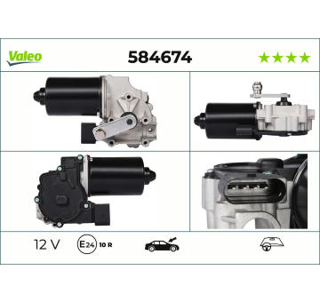 Motor stěračů VALEO 584674