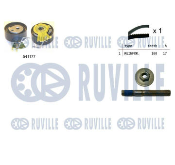 ozubení,sada rozvodového řemene RUVILLE 550050