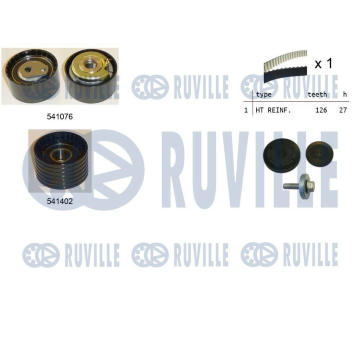ozubení,sada rozvodového řemene RUVILLE 550278