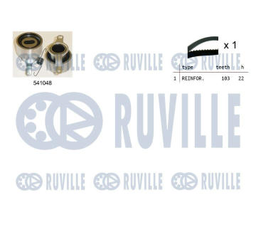 ozubení,sada rozvodového řemene RUVILLE 550449