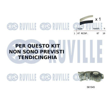 Vodní pumpa + sada ozubeného řemene RUVILLE 55B0051