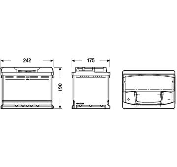 startovací baterie EXIDE EA601