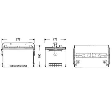 startovací baterie EXIDE EA680