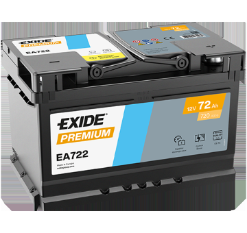 startovací baterie EXIDE EA722