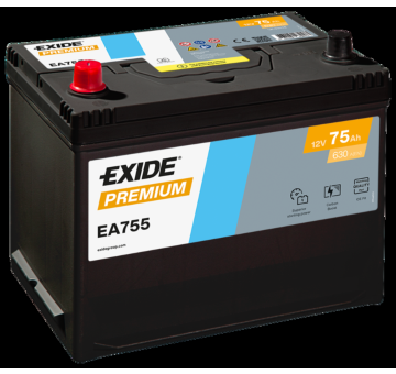 startovací baterie EXIDE EA755