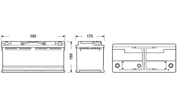 startovací baterie EXIDE EB1100