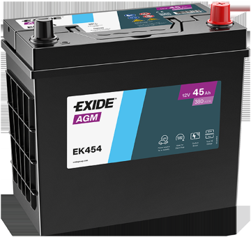 startovací baterie EXIDE EK454