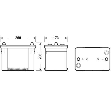 startovací baterie EXIDE EK508