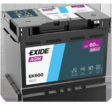 startovací baterie EXIDE EK600