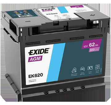 startovací baterie EXIDE EK620