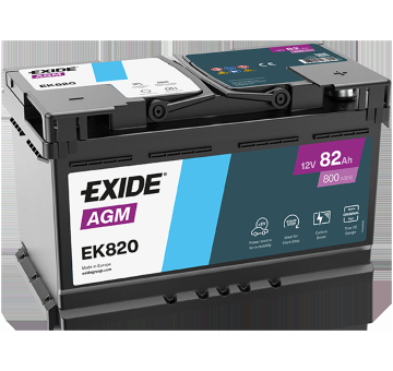 startovací baterie EXIDE EK820