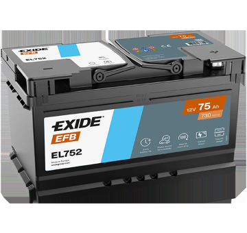 startovací baterie EXIDE EL752