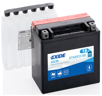 startovací baterie EXIDE ETX20CH-BS