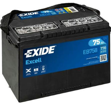 startovací baterie EXIDE EB758