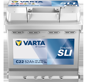 startovací baterie VARTA 552400047K262