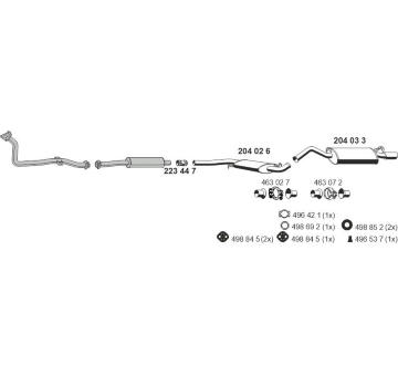 Výfukový systém ERNST 010224