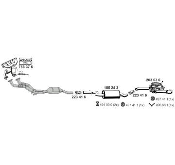 Výfukový systém ERNST 010311