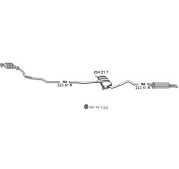 Výfukový systém ERNST 010405