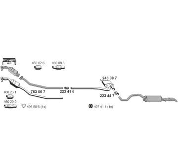 Výfukový systém ERNST 010499