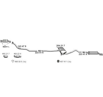Výfukový systém ERNST 010473