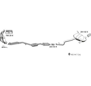 Výfukový systém ERNST 020417