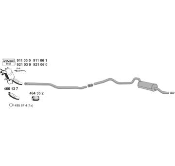 Výfukový systém ERNST 020434