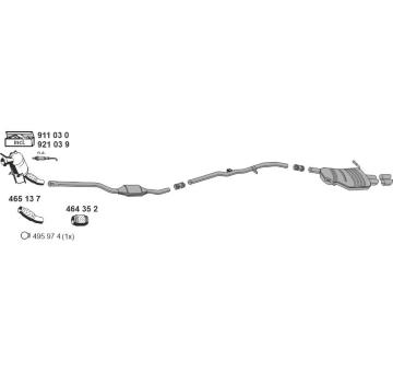 Výfukový systém ERNST 020454