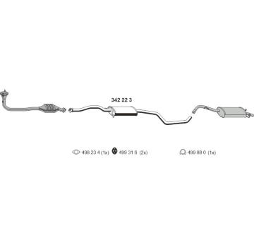 Výfukový systém ERNST 030135