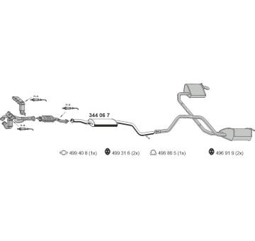 Výfukový systém ERNST 030978