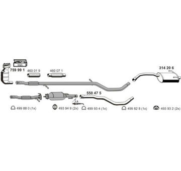 Výfukový systém ERNST 031415