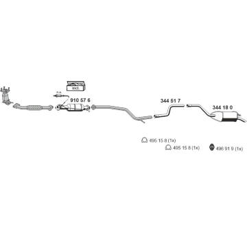 Výfukový systém ERNST 031643