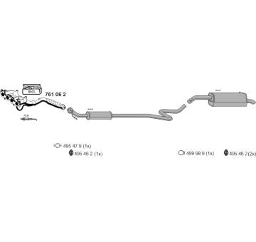 Výfukový systém ERNST 031865