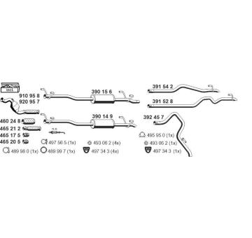 Výfukový systém ERNST 040782