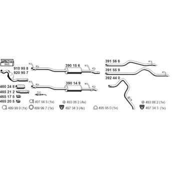 Výfukový systém ERNST 040783