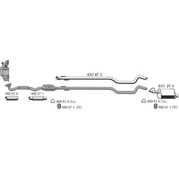 Výfukový systém ERNST 050586