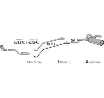 Výfukový systém ERNST 100317
