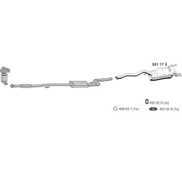 Výfukový systém ERNST 120380