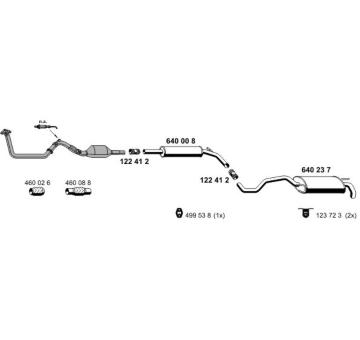 Výfukový systém ERNST 060062