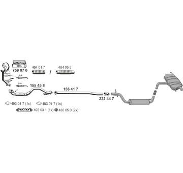 Výfukový systém ERNST 060341