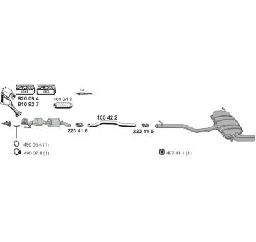 Výfukový systém ERNST 060398
