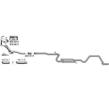 Výfukový systém ERNST 060683