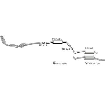 Výfukový systém ERNST 060736