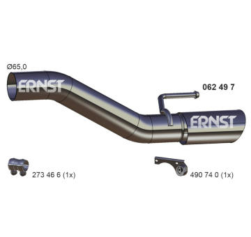 Výfuková trubka ERNST 062497