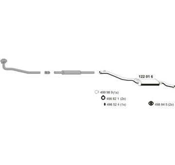 Výfukový systém ERNST 070097