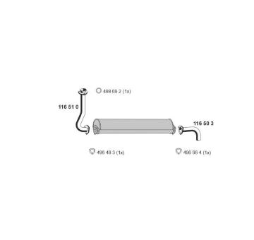 Výfukový systém ERNST 070264
