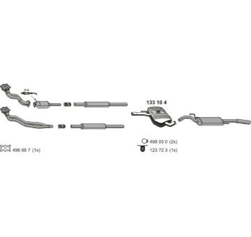 Výfukový systém ERNST 070383