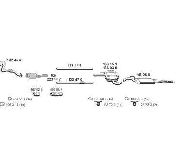 Výfukový systém ERNST 070451