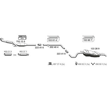 Výfukový systém ERNST 070578