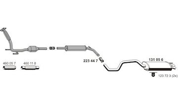 Výfukový systém ERNST 070765
