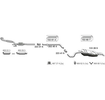 Výfukový systém ERNST 071160